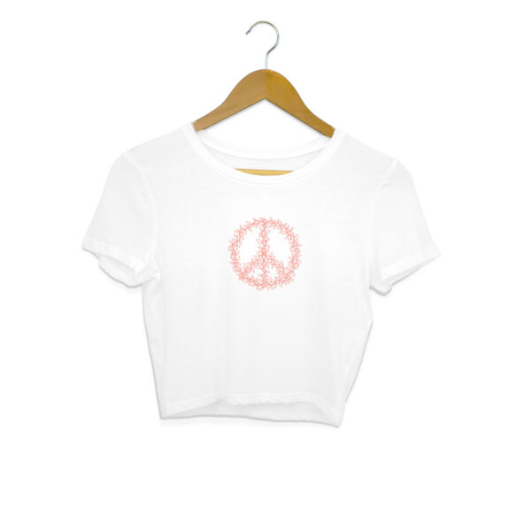 Peace Crop Top - Image 2