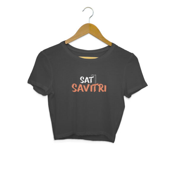 Sati Savitri Crop Hoodie