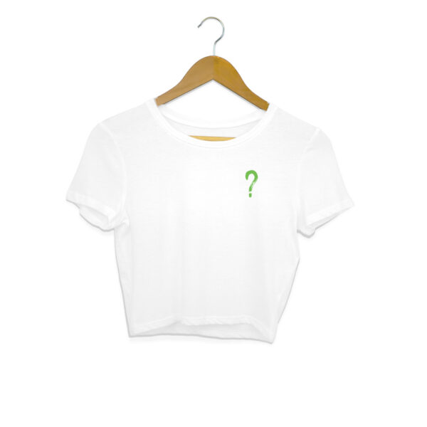 Question Mark Crop Top - Image 4