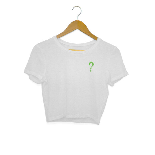 Question Mark Crop Top - Image 2