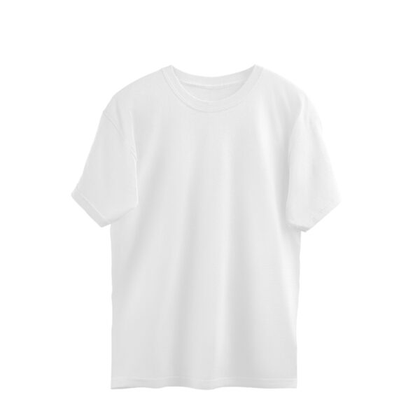 Solid Oversized T-shirt - Image 3