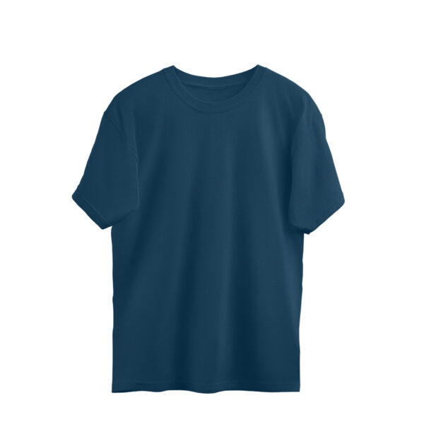 Solid Oversized T-shirt - Image 9