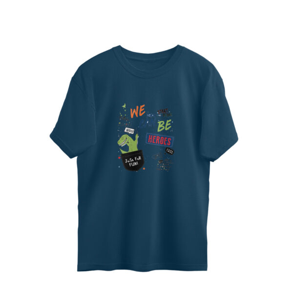 Doodle Art Oversized T-shirt - Image 3