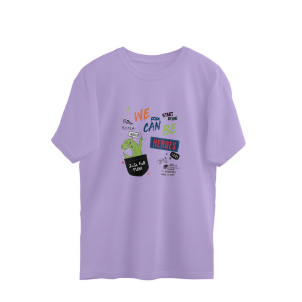 Doodle Art Oversized T-shirt - Image 5